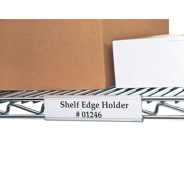 Aigner Index LabelHolder,6inL,1.25inW,Clear,PK25 WR-1256