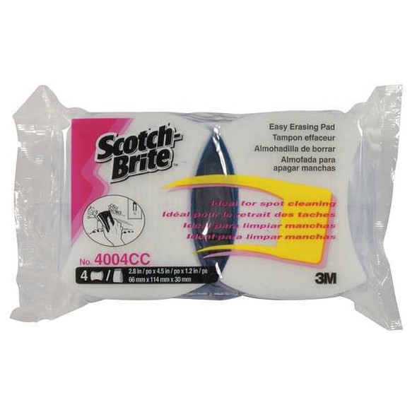 3m Scouring Pad,5-1/8" L,2-7/8" W,PK4 4004CC