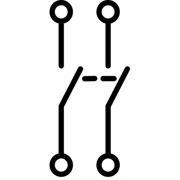 Square D Disconnect Switch, General Duty, 240 V, 2PST, Indoor/Outdoor QO200TR