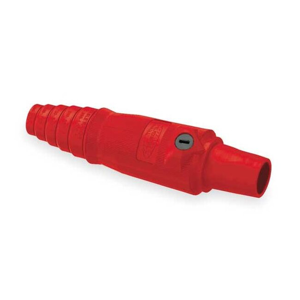 Hubbell Wiring Device-Kellems Single Pole Inline, 400 A, Female, Red HBL400FR