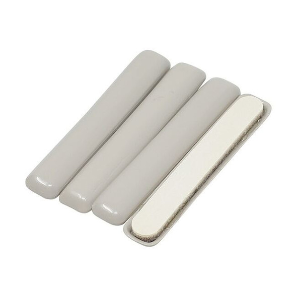 Master Caster Furniture Glides, Self-Stick, Rect., 4", PK4 87005