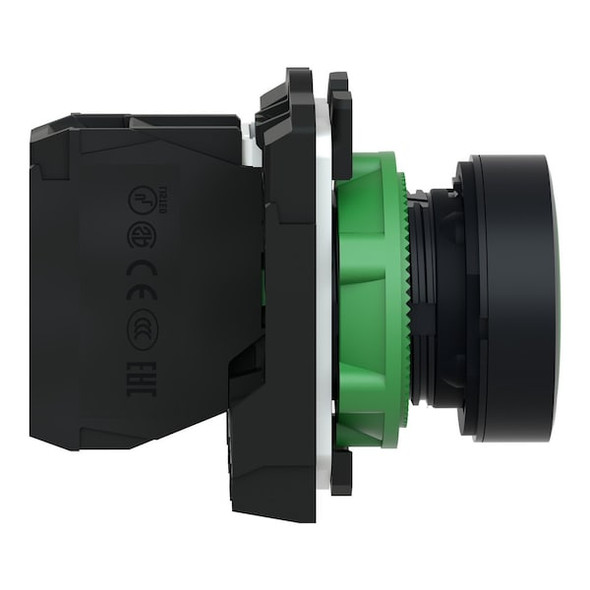 Push Button Operator, Flush, Momentary Action, Not Applicable Release, Non-Illuminated, Green