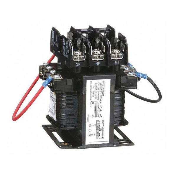 Control Transformer, 100 VA, Not Rated, 120V AC, 240/480V AC