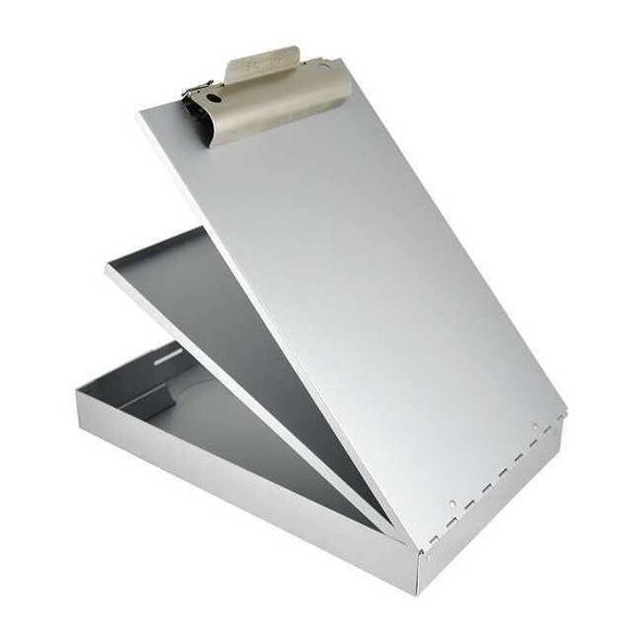 Manufacturer Varies 8-1/2" x 11" Portable Storage Clipboard 1-1/2", Silver 21017