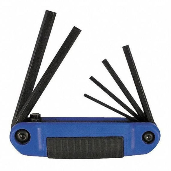 Eklind 6 Piece Metric Fold-Up Hex Key Set, 25161 25161