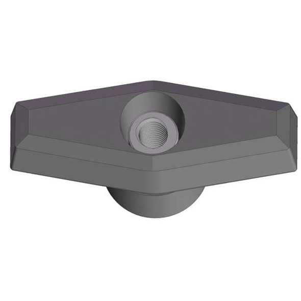 T Knob, 5/16-18 Thread Size, 1"L, Thru Tap, Steel