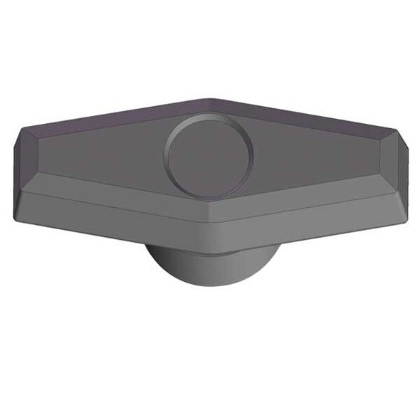 T Knob, 5/16-18 Thread Size, 1"L, Blind Tap, Steel