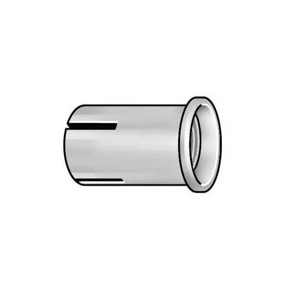 Red Head Drop-In Anchor,1/2 in Dia,Steel,PK100 RX-38