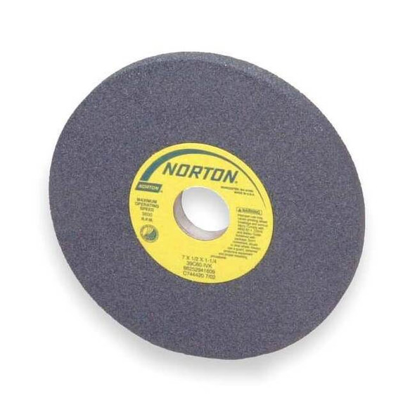 Norton Abrasives Grinding Wheel, T1, 3x1x1/2, SC, 60G, Blk, PK5 66243529166