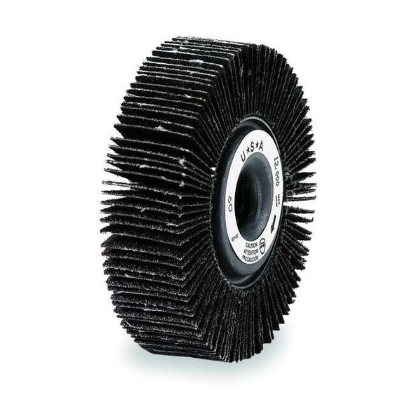 Merit Flap Wheel,8 in Dia, 1 in W, 1 in Arbor 08834123075