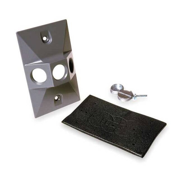 Bell Outdoor Weatherproof Cover, Outlet Box Type, 1 Gang, Zinc 5189-0