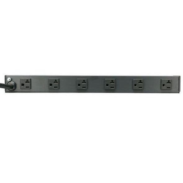 Tripp Lite Power Strip, Surge, Rack Mounted, 5-20R, 5-20P, 15 ft., Black RS1215-20