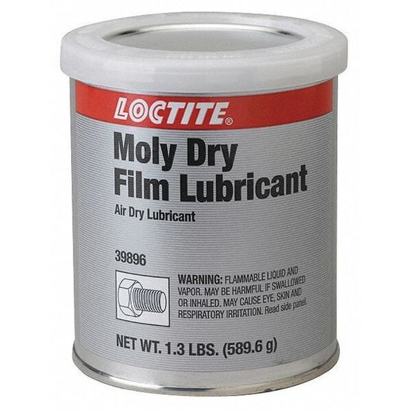 Loctite Dry Film Lubricant, 1.3 lb., Can, Molybdenum, Black 233501