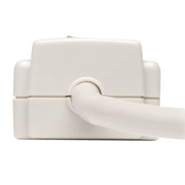 Tripp Lite Outlet Strip, Surge, 6 5-15R, 5-15P, 6 ft., Light Gray TLP606