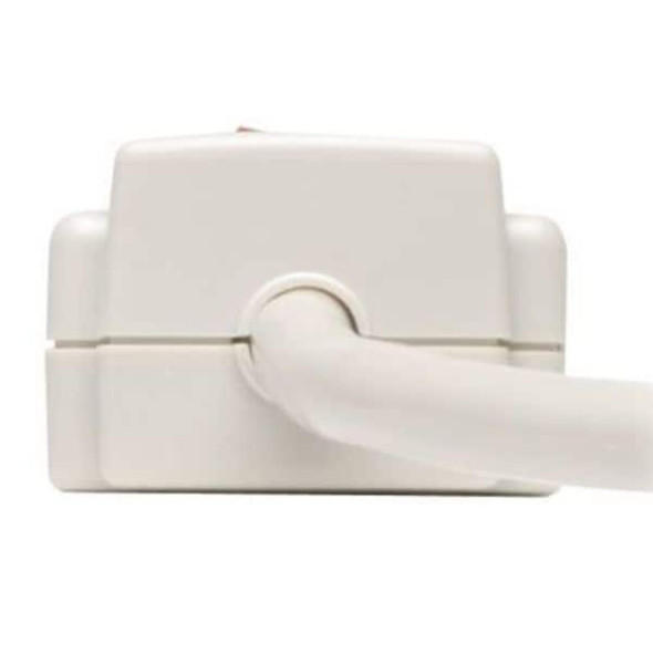 Tripp Lite Outlet Strip, Surge, 6 5-15R, 5-15P, 6 ft., Light Gray TLP606