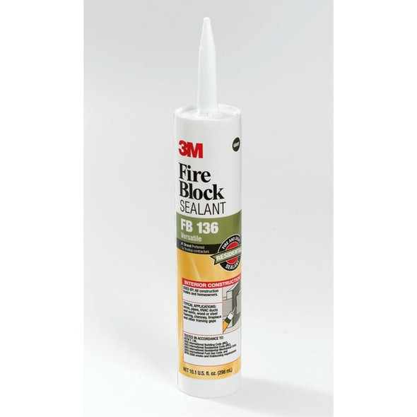 3m Fire Barrier Sealant,Tube,10.1 oz FB136 3m Fire Barrier Sealant,Tube,10.1 oz FB136
