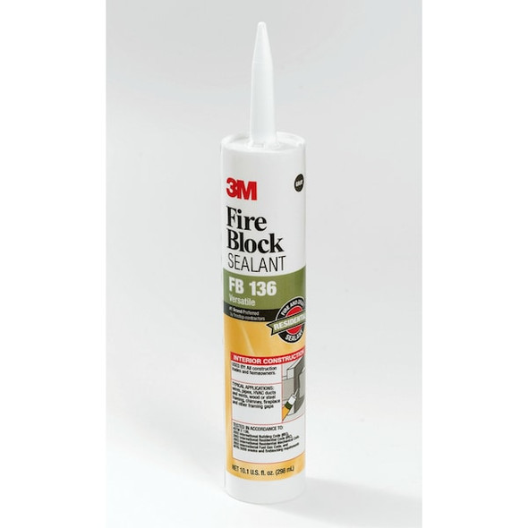 3m Fire Barrier Sealant,10.1 oz.,Gray FB136