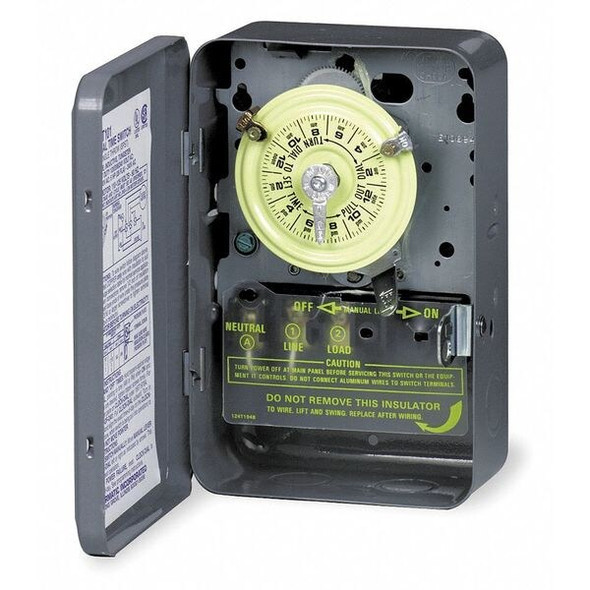 Intermatic Electromechanical Timer,24 Hour,Dpst T103