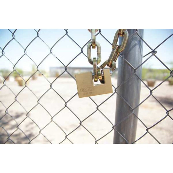 Padlock, Keyed Alike, Shutter Shackle, Brass Body, Steel Shackle, 7-8 in W  82/70 KA