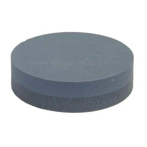 Combination Grit Benchstone, 4 in W, 1 in L, Silicon Carbide, Gray
