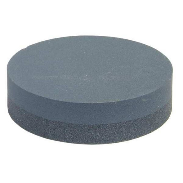Combination Grit Benchstone, 4 in W, 1 in L, Silicon Carbide, Gray
