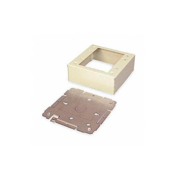 Legrand Device Box, 2400 Series, 1.75 in H, 4-3/4 in L, Ivory V2448-2