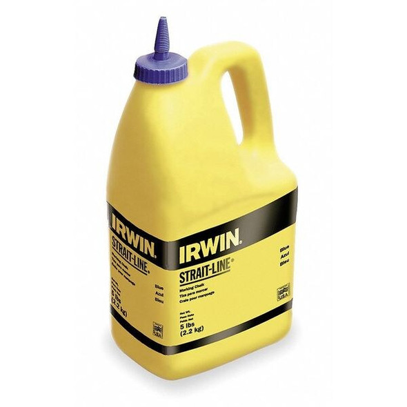 Irwin Marking Chalk Refill,Temporary,Blue,5 lb 65101