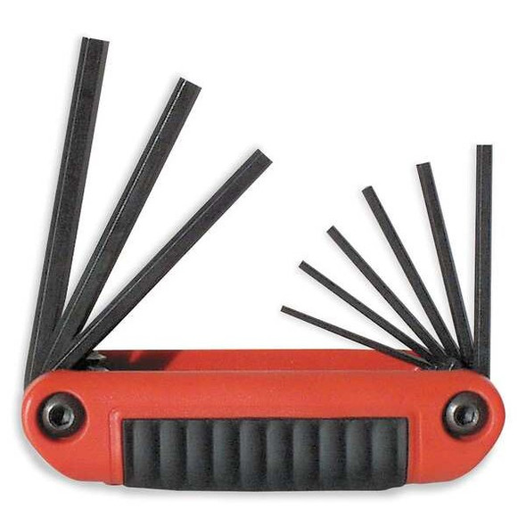 Eklind 9 Piece SAE Fold-Up Hex Key Set, 25911 25911