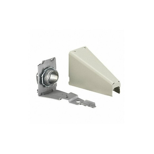 Hubbell Wiring Device-Kellems Entrance Connector,Ivory,Steel HBL5786AIVA