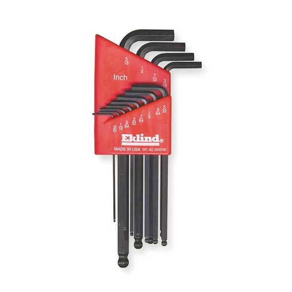 Eklind 12 Piece SAE L-Shape Hex Key Set, 13212 13212