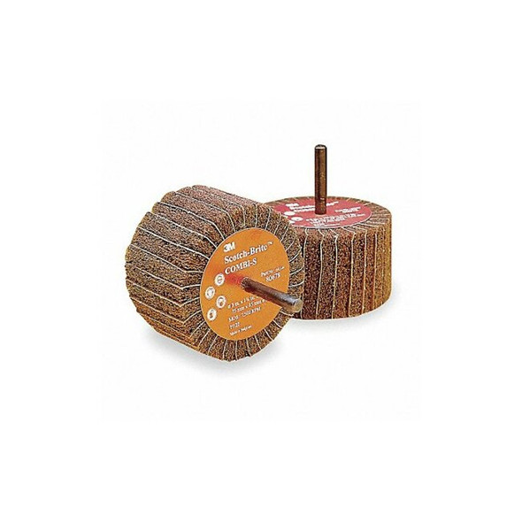 Scotch-Brite Flap Wheel, Intrleaf, AO, 3x1.75x1/4Shk, 80G FN510079331