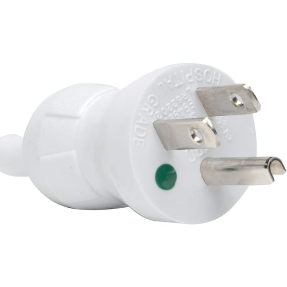 Tripp Lite Outlet Strip, Surge, Hospital Grade, 6 5-15R-HG, 5-15P-HG, 15 ft., White SPS-615-HG