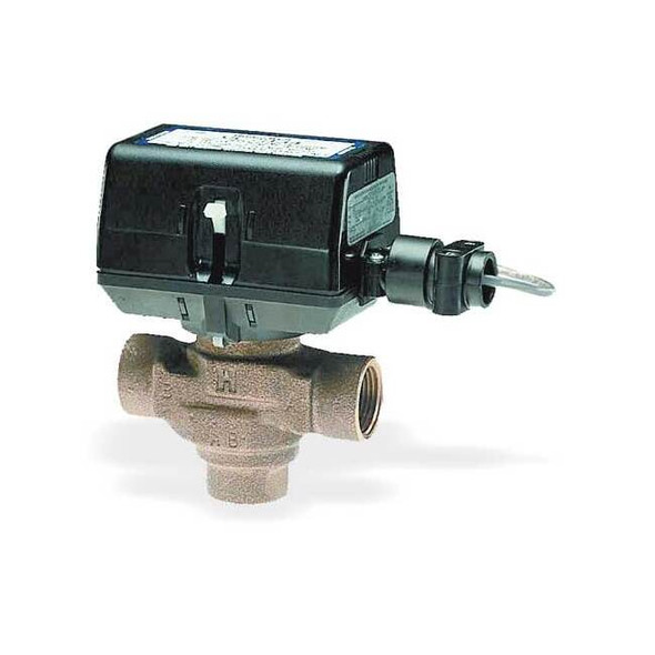 Honeywell Home Elect Zone Valve Actuator,40in-lb,24VAC VC6934ZZ11