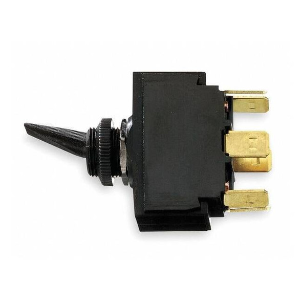 Marine Toggle Switch, DPDT, 6 Connections, On/Off/On, 15A at 12VDC