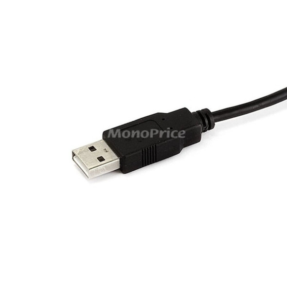 Monoprice Standard USB Cable,Black,6ft L 107