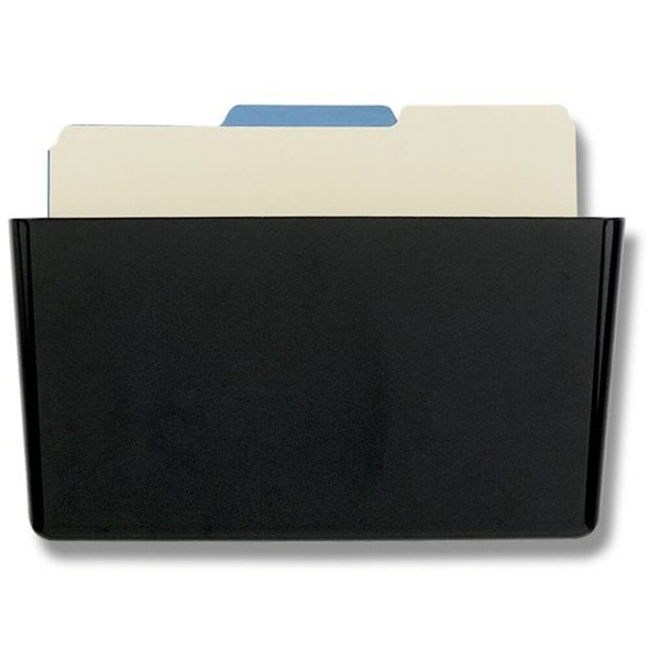 Officemate Wall Pocket, Letter, 7Hx13W, Black 21432