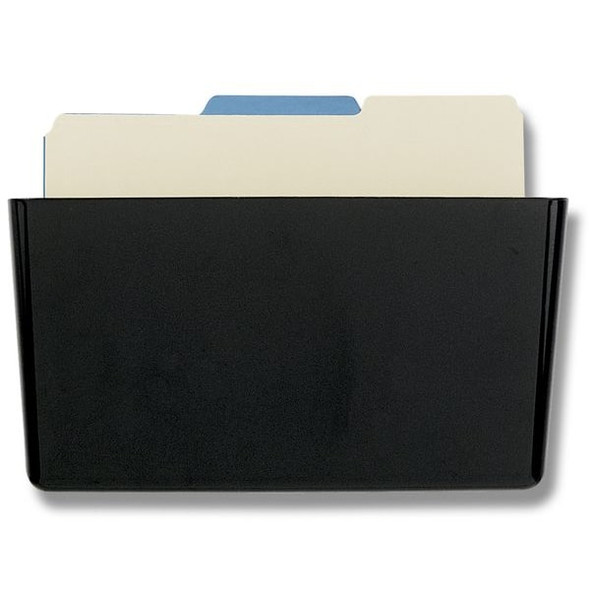 Officemate Wall Pocket, Letter, 7Hx13W, Black 21432