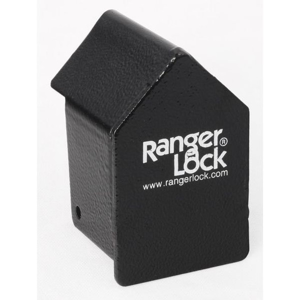 Ranger Lock Padlock Guard,Hardened Steel,Blk,2-3/4"L RGCU-00