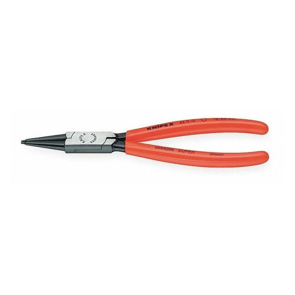 Knipex Retaining Ring Pliers,0.093 In Tip,0 Deg 44 11 J3 SBA
