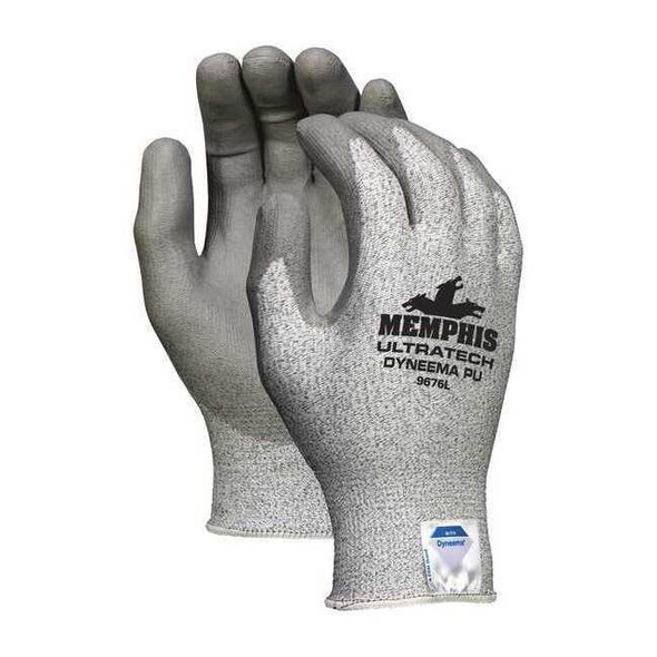 Cut-Resistant Coated Gloves, Cut Level A3 ,Dipped ,Polyurethane ,Smooth ,XL 1 PR