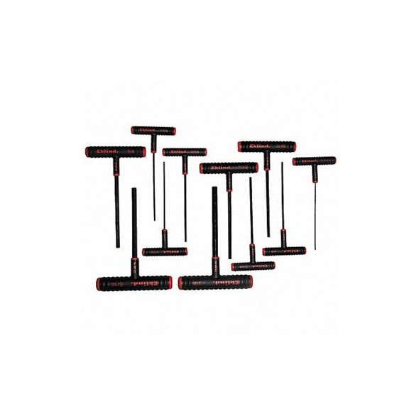 Eklind 11 Piece SAE T-Shape Hex Key Set, 60611 60611