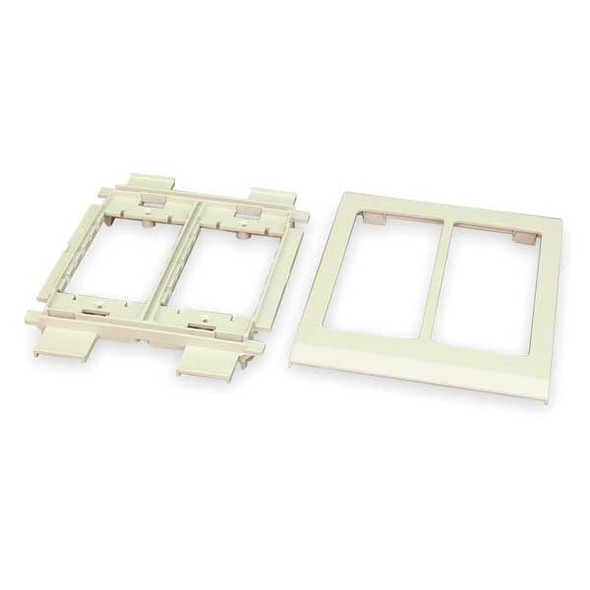 Legrand Device Bracket, 4 3/4 in W, 7/16 in H, 6 in L, Gray G4050