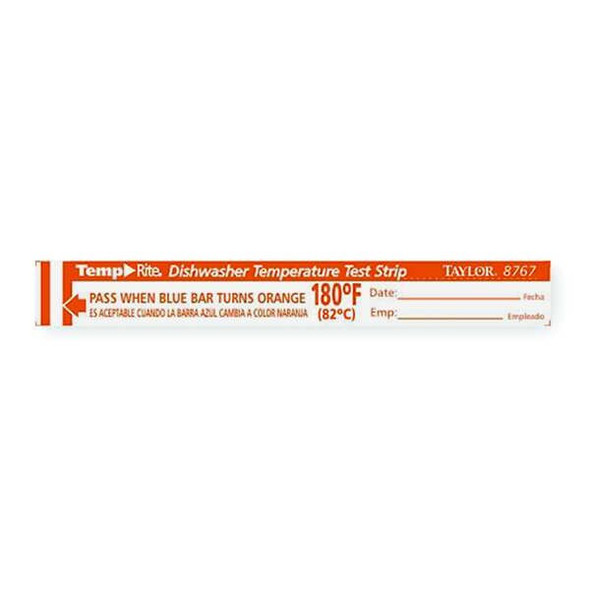Taylor Dishwasher Test Strip,PK25 8767