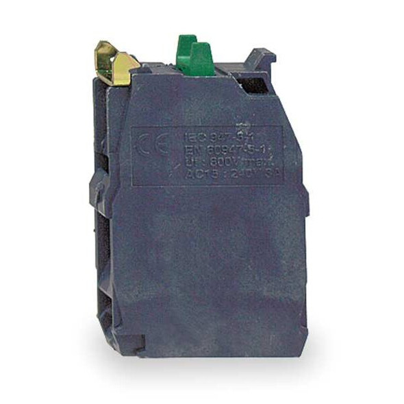 Schneider Electric ContactBlock,Black,2NO,22mm,ZB4,ZB5 ZBE203
