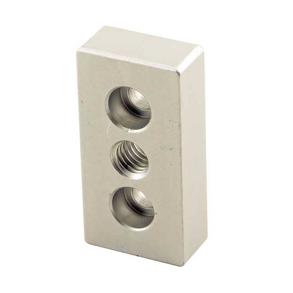80/20 Base Plate,3/8-16 Tap Center,For 10S 2129