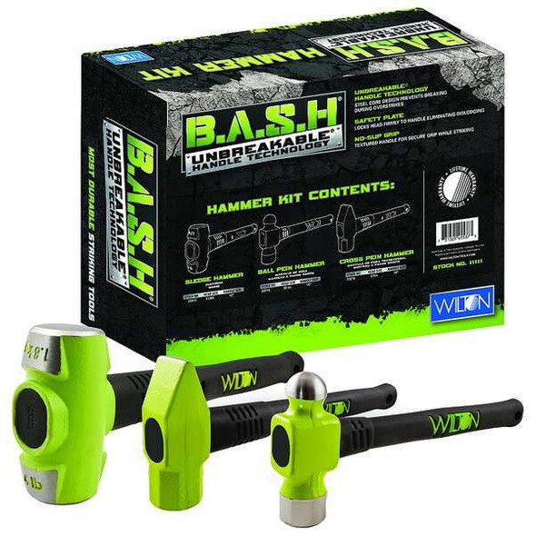 Wilton Hammer Kit,Black Handle,Nonslip Grip 11111