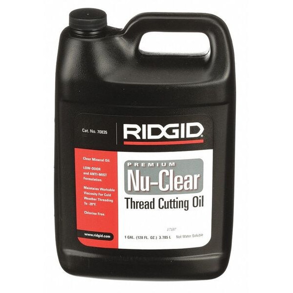 Ridgid Thread Cutting Oil, Nu-Clear, 1 Gal. 70835