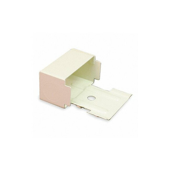 Tee Raceway, 3000 Series, 1 Channel, 2-3/4 in W, 1-1/2 in H, 3-1/2 in L, Ivory