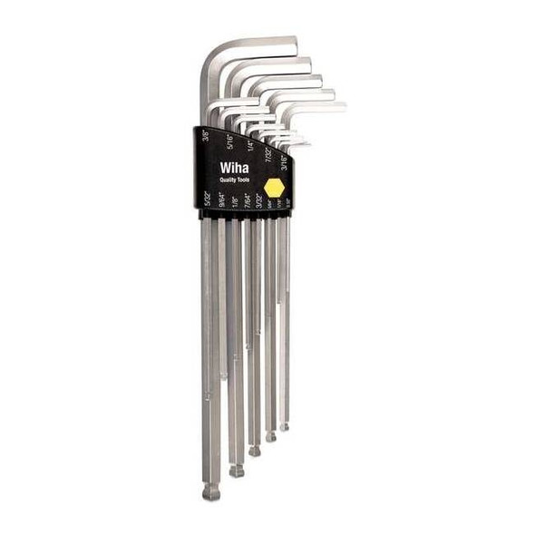Wiha 13 Piece SAE L-Shape Hex Key Set, 36998 36998