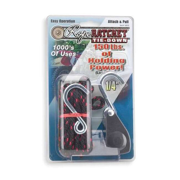 Rope Ratchet Rope Ratchet,Hook,8 ft.L,Polypropylene 10010